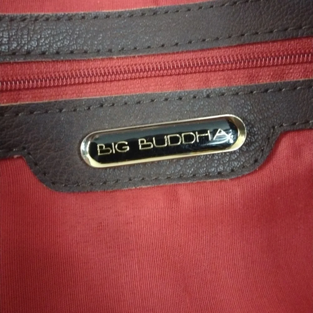Big Buddha Beaded and Embroidered Tote, 13x12x6 - Picture 8 of 10